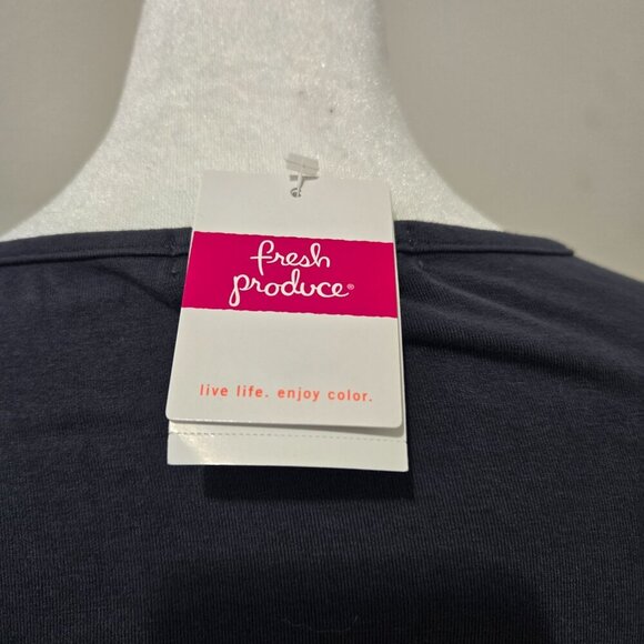 NWT Fresh Produce Midi Wrap Me Up Dress Twilight Dark Gray - Sz XL - Picture 7 of 10